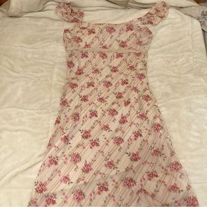Limited Too, Vintage 90s Floral Midi Dress